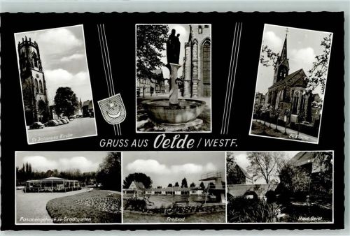 Oelde Marienbrunnen Freibad St. Johannes Kirche