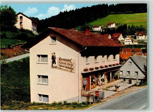 Gütenbach Rückseite mit Abschürfungen bzw Kleberesten Uhren Späth