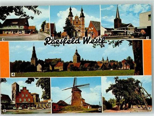 Raesfeld Schloßkapelle Ortsmitte Alte Windmühle