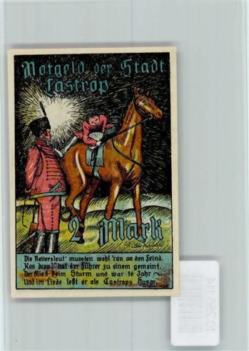 Castrop Notgeld Reiter Soldat