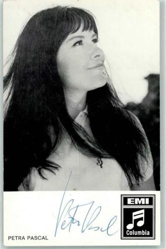 Petra Pascal Originalautogramm Schlagersänger