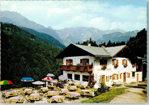 Wettersteinalm Gasthaus Wetterstein Wettersteingebirge
