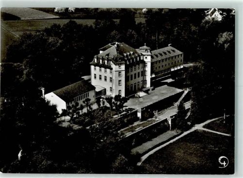 Untermerzbach Fliegeraufnahme Herz-Jesu-Heim Kleriker-Noviziat und philos. Hochschule der Pallottiner Rückseite mit Abschürfungen bzw Kleberesten