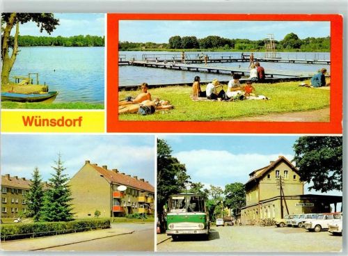 Wünsdorf Wünsdorfer See Badestrand AWG Bahnhof