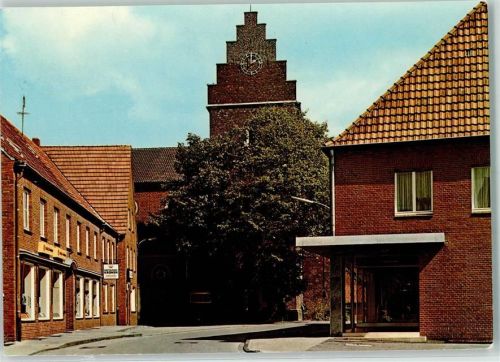 Alstätte Rückseite mit Abschürfungen bzw Kleberesten Kirche St. Mariä Himmelfahrt