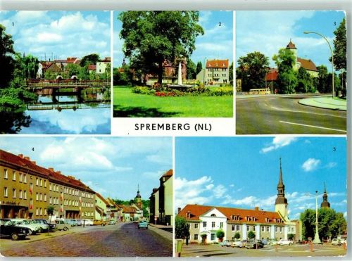 Spremberg Spree Brücke Busbahnhof Schloss Clara-Zetkin-Straße Rathaus