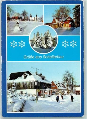 Schellerhau Winter Gasthaus Oberer Gasthof