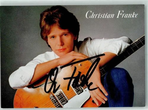 Christian Franke Originalautogramm