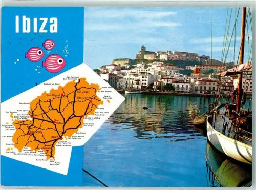 Ibiza Landkarte Hafen