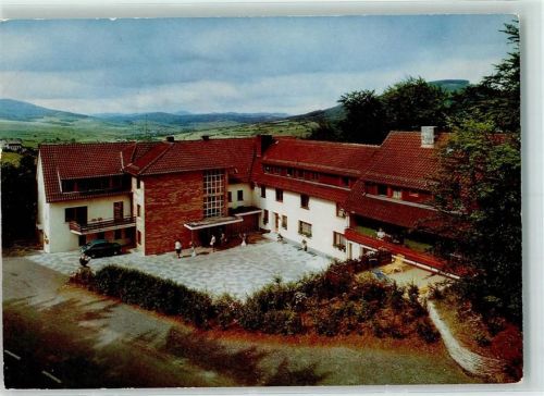 Tann Rückseite mit Abschürfungen bzw Kleberesten Sanatorium