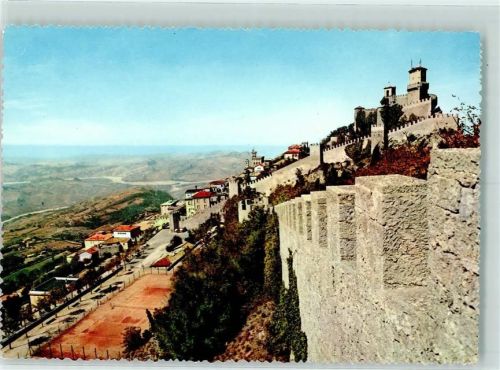 Repubblica di San Marino Prima Torre e panorama Erster Turm
