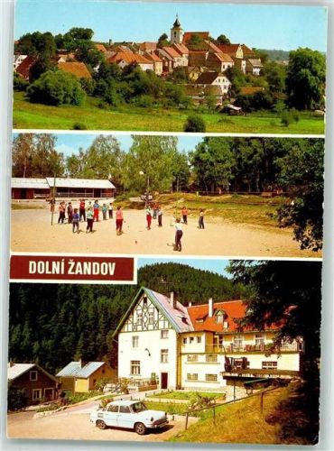 Dolni Zandov Celkovy pohled Pionyrsky tabor Mladych pozarniku Ernsta Thälmanna Podlesi rekreacni stredisko A. Ruzicky