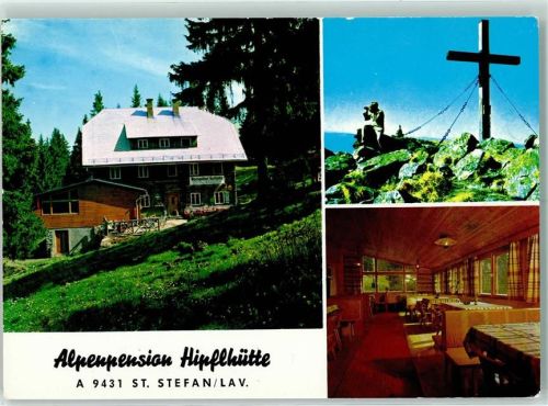 St. Stefan Alpenpension Hipflhütte Gipfelkreuz Hüttenstempel