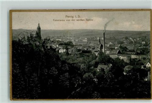 Penig Panorama von der weißen Spitze
