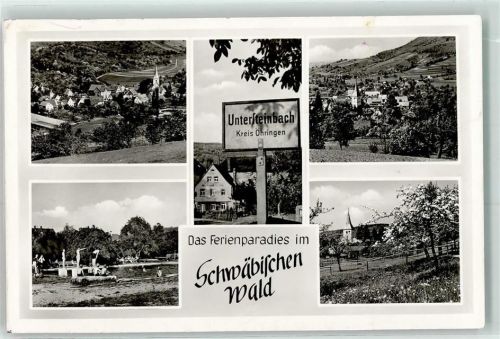 Untersteinbach Rückseite mit Abschürfungen und Kleberesten