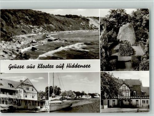 Kloster Grabstätte von Gerhart Hautmann FDGB-Erholungsheim Hitthim Hafen FDGB-Vertragsheim Wieseneck