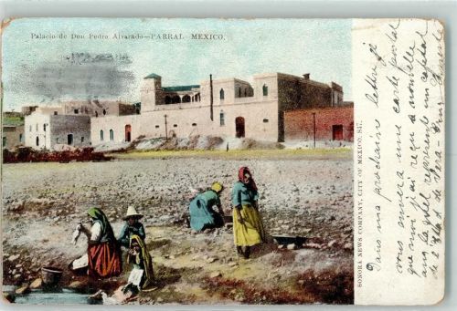 Parral 1902 Palacio Don Pedro Alvarado - Wäsche waschen Waschfrauen