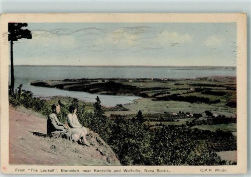 Canning 1937 From "The Lookoff" Blomidon Park Provinz Nova Scotia