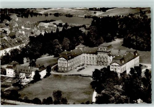 Kleinheubach Fliegeraufnahme Schloss im Park