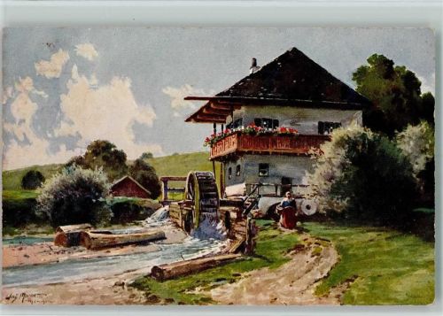 1913 Wassermühle AK