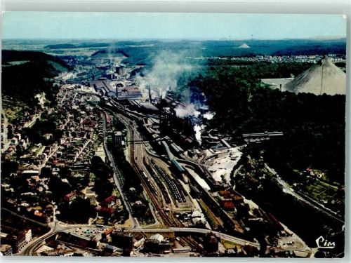 Longwy Fliegeraufnahme Vallee de la Moulaine Usine de Senelle