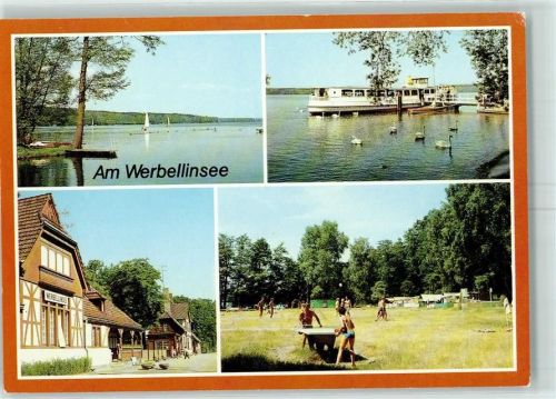 Schorfheide Werbellinsee Schiffanlegestelle Altenhof MS Altwarp Bahnhof Campingplatz