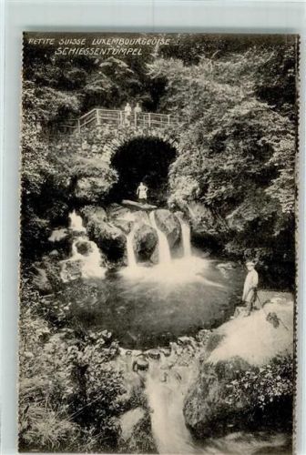 1920 Verlag Bellwald Nr. 1179 , Touristen - Suisse Luxembourgeoise, Schiessentümpel