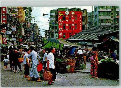 Hongkong Market Existing in the open street