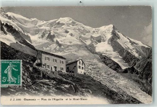 Chamonix-Mont-Blanc 1911 Plan de l'Aiguille et le Mont-Blanc