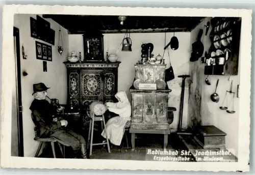 Joachimsthal 1940 Bauernstube im Erzgebirge Museum