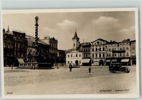 Broumov Braunau Foto AK Ringplatz