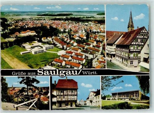 Saulgau Fachwerkhäuser Schule