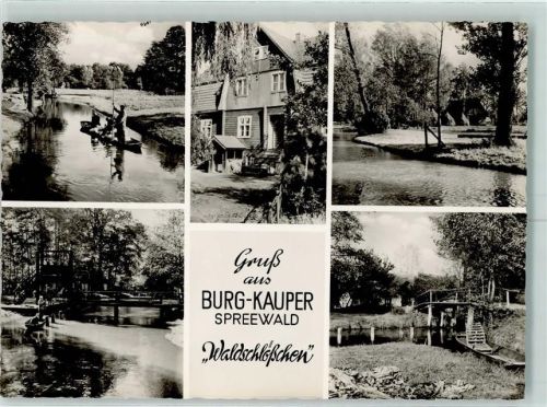 Burg Burg-Kauper Waldschlößchen Spreewald Spreekäne