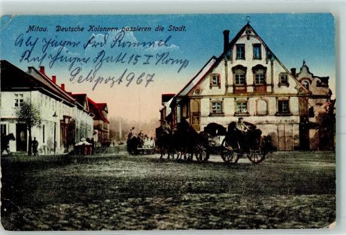 Mitau 1917 Feldpost WK I