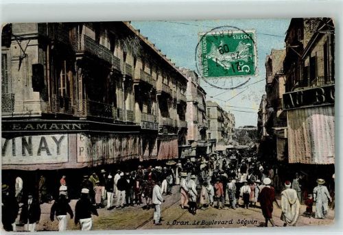 Oran 1909 Le Boulevard Seguin AK