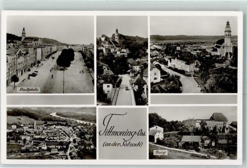 Tittmoning Stadtplatz Burg Salzachbrücke