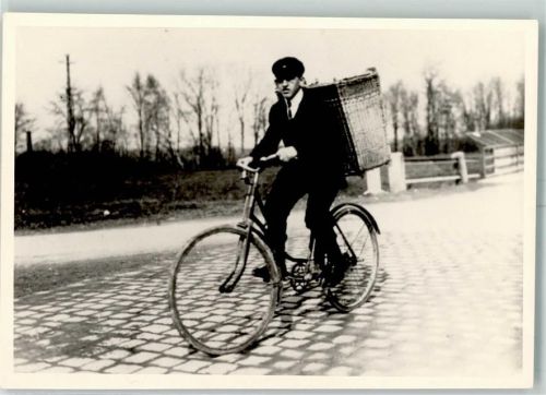Flensburg Radfahrer Ort handschriftlich