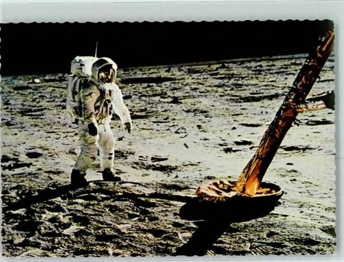 Edwin Aldrin auf dem Mond 1969 AK
