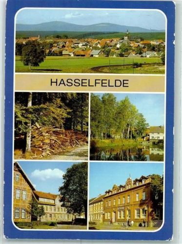 Hasselfelde An der Holzkohlerei Teichstraße Markt FDGB Erholungsheim Zur Krone
