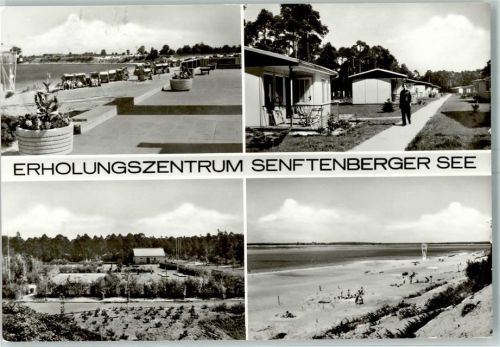 Senftenberg See Strand Strandpromenade Ferienbungalows