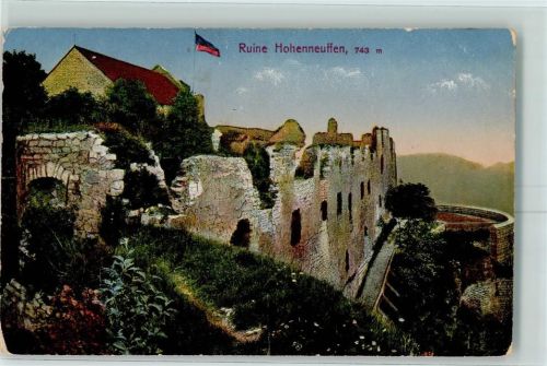 Neuffen 1917 Ruine Hohenneuffen