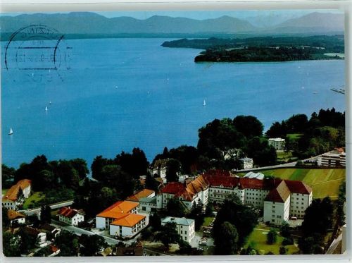 Tutzing Krankenhaus d. Missions-Benediktinerinnen Fliegeraufnahme