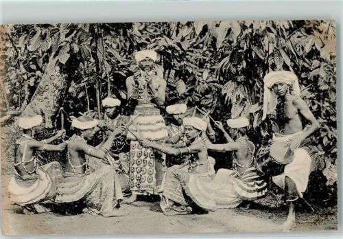 Nr. 170 Plates Card Stick Dancing by Nautch Dancer