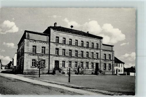 Kandel Rückseite mit Abschürfungen bzw Kleberesten Volksschule