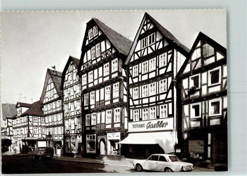 Melsungen Fachwerkhäuser Fritzlarer Straße Textilhaus Gaebler