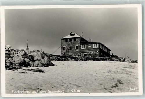 Fischerhütte Schneeberg Hüttenstempel