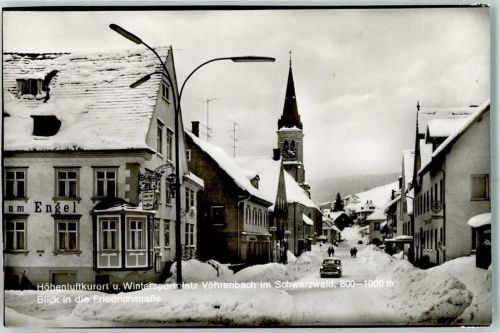 Vöhrenbach Gasthaus Engel Winter