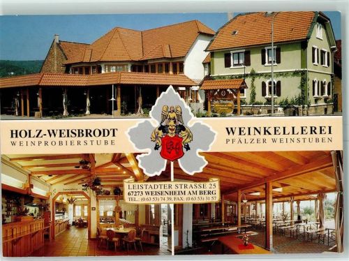 Weisenheim Weinkellerei Holz Weisbrodt Innenansicht