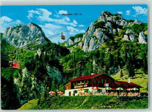 Bergen Brüdlingalm mit Hochfellnseilbahn