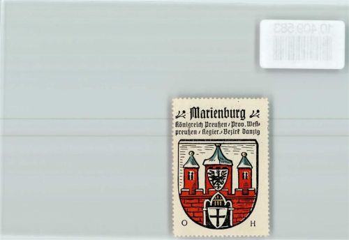 Marienburg Vignette Wappen Kaffee Hag ca 1920-1940